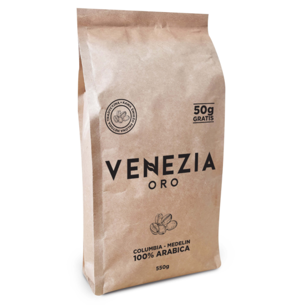 Kawa ziarnista Świeżo palona Venezia Oro 550g