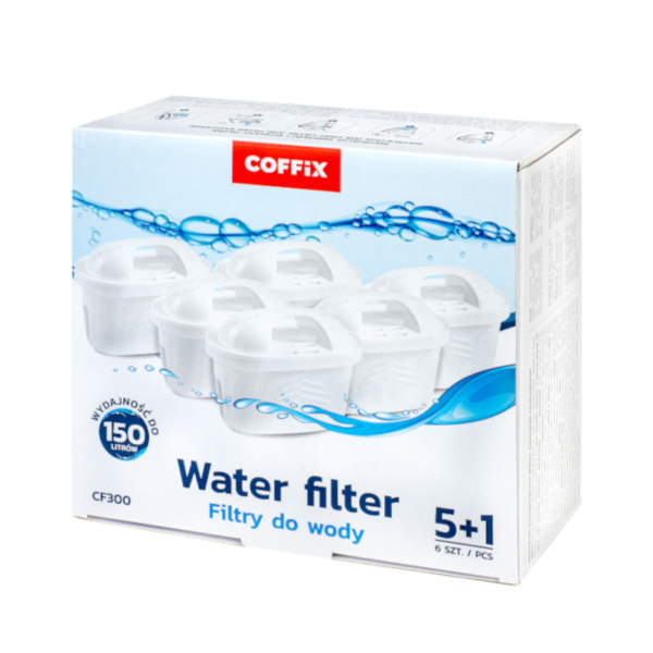 Uniwersalne filtry do dzbanka wody 6 szt. CF300